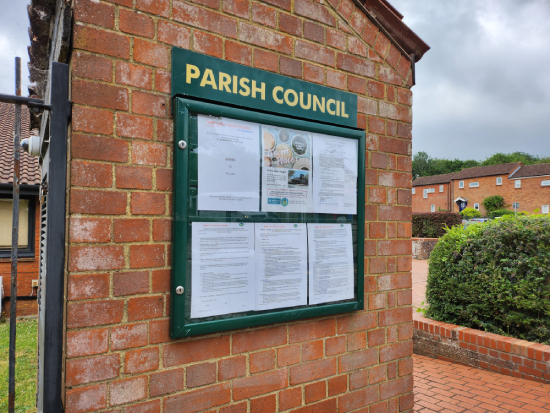 Parish Council Notice Board Refurbished